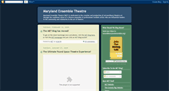 Desktop Screenshot of marylandensemble.blogspot.com