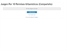 Tablet Screenshot of juega10permisos.blogspot.com
