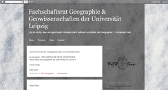 Desktop Screenshot of fsrgeographieleipzig.blogspot.com