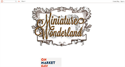 Desktop Screenshot of miniaturewonderland.blogspot.com