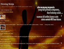 Tablet Screenshot of heningsenja-hening.blogspot.com