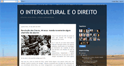 Desktop Screenshot of direitoecultura.blogspot.com