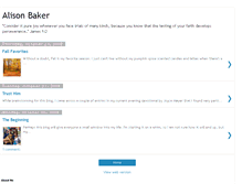 Tablet Screenshot of alisonoakesbaker.blogspot.com