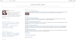 Desktop Screenshot of nownanonow.blogspot.com