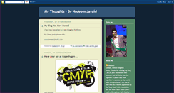 Desktop Screenshot of nadeem-mythoughts.blogspot.com