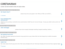 Tablet Screenshot of coretanurani.blogspot.com
