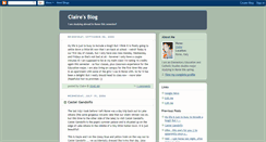 Desktop Screenshot of claireinrome.blogspot.com