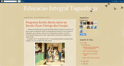 Desktop Screenshot of educacaointegraltaguatingadf.blogspot.com