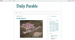 Desktop Screenshot of dailyparable.blogspot.com