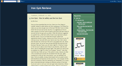 Desktop Screenshot of irongymreview.blogspot.com