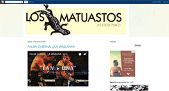 Desktop Screenshot of losmatuastos.blogspot.com