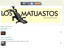 Tablet Screenshot of losmatuastos.blogspot.com