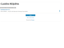 Tablet Screenshot of claudiarequena.blogspot.com