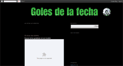 Desktop Screenshot of golesdelafecha.blogspot.com