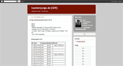 Desktop Screenshot of kuestenjunge.blogspot.com