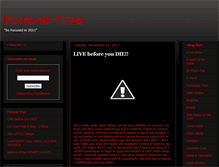 Tablet Screenshot of forevertrue1981.blogspot.com