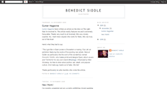 Desktop Screenshot of benedictsiddle.blogspot.com