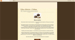 Desktop Screenshot of libroabiertocolima.blogspot.com