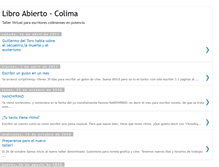 Tablet Screenshot of libroabiertocolima.blogspot.com