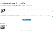 Tablet Screenshot of la-alternativa-de-bonhoeffer.blogspot.com