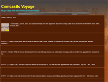 Tablet Screenshot of comcasticvoyage.blogspot.com