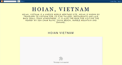 Desktop Screenshot of hoian-vietnam.blogspot.com