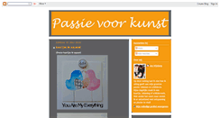 Desktop Screenshot of passievoorkunst.blogspot.com