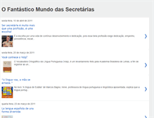 Tablet Screenshot of ofantasticomundodassecretarias.blogspot.com