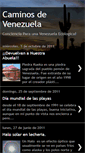 Mobile Screenshot of caminosdevzla.blogspot.com