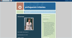 Desktop Screenshot of portugueses-irritantes.blogspot.com