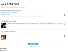 Tablet Screenshot of clubdefansmalarodriguezvenezuela.blogspot.com