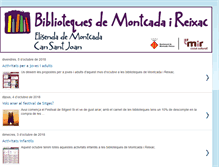 Tablet Screenshot of bibliotequesdemontcadaireixac.blogspot.com