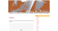 Desktop Screenshot of notas-de-rodape.blogspot.com