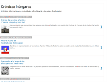 Tablet Screenshot of cronicashungaras.blogspot.com