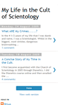 Mobile Screenshot of mylifeinscientology.blogspot.com
