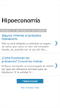 Mobile Screenshot of hipoeconomia.blogspot.com