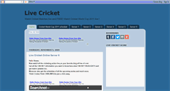 Desktop Screenshot of crik-live.blogspot.com