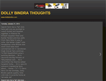 Tablet Screenshot of dollybindra.blogspot.com