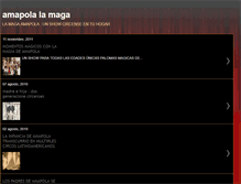 Tablet Screenshot of lamagamapola.blogspot.com