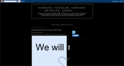 Desktop Screenshot of korkmak-istiyorum.blogspot.com