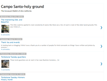 Tablet Screenshot of camposanto-holyground.blogspot.com