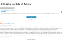 Tablet Screenshot of anti-aginginstitute.blogspot.com