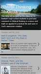 Mobile Screenshot of biblicalthinkingstudents.blogspot.com