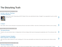 Tablet Screenshot of disturbingtruth.blogspot.com