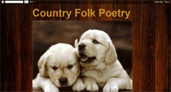 Desktop Screenshot of countryfolkpoetry.blogspot.com