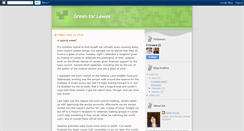 Desktop Screenshot of greenforlewes.blogspot.com