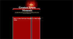 Desktop Screenshot of greatsportsreplays.blogspot.com