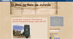 Desktop Screenshot of elmolidebaixdejuneda.blogspot.com