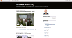 Desktop Screenshot of abrachanpudusserry.blogspot.com