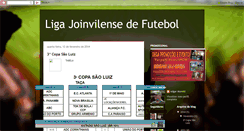 Desktop Screenshot of ligajoinvilensedefutebol.blogspot.com